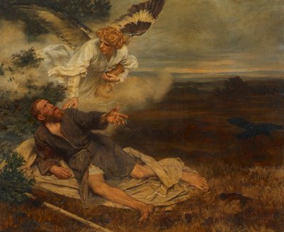 Elijah by Eduard Karl Franz von Gebhardt