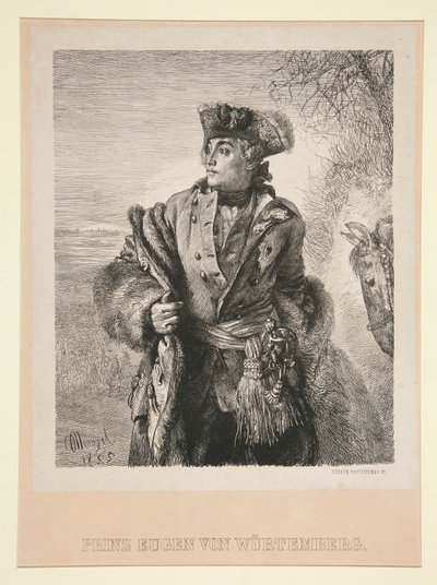 Portrait of Prince Eugene of Württemberg by Eduard Kretzschmar