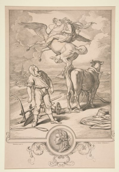 Untitled (Mythological scene) by Eduard Kretzschmar