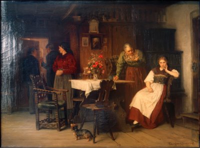 The Rejected Suitor by Eduard Kurzbauer