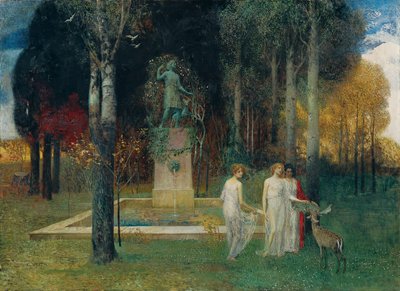 Nymphs at the Fountain by Eduard Veith