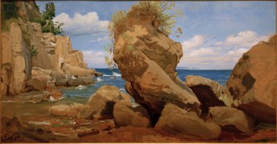 Coastal Landscape near Sorrento by Eduard Wilhelm Pose