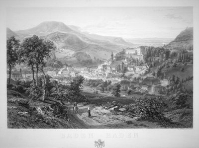 Baden Baden, 19th Century by Eduard Willman