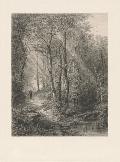 Spring by Eduard Willmann, after Julius Mařák