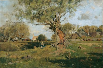 Scene near Lichtenwörth by Eduard Zetsche
