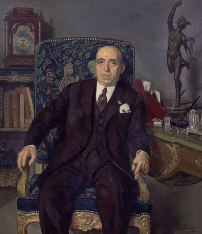 Portrait of Ildefonso Fierro by Eduardo Chicharro y Agüera