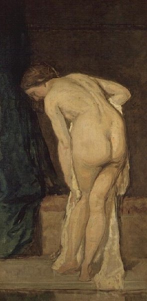 Leaving the Bath by Eduardo Rosales