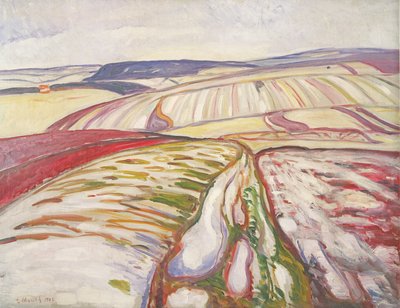 Frost on the outskirts of Eilgersburg by Edvard Munch