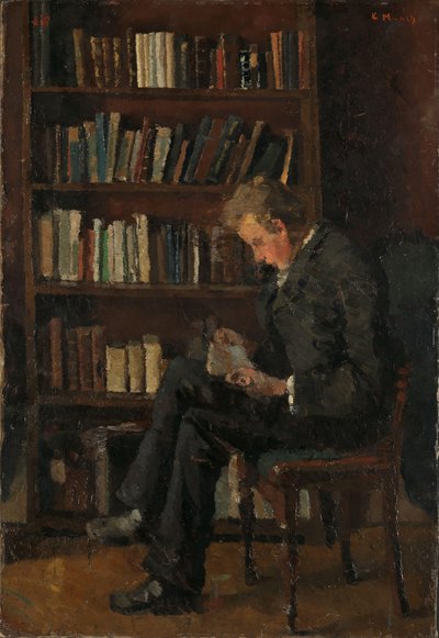 Andreas Reading by Edvard Munch