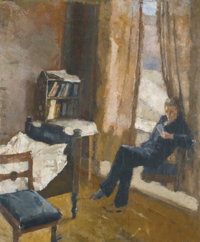 Andreas Reading by Edvard Munch