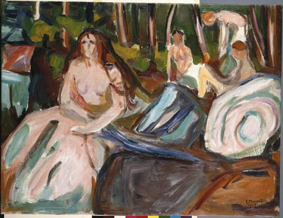 Bathers by Edvard Munch