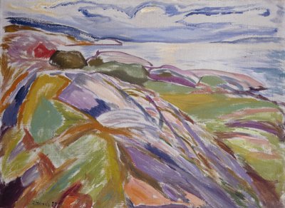 Coastal Landscape, Hvitsten by Edvard Munch