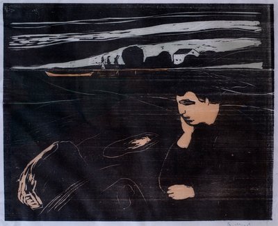 Evening (Melancholy III) by Edvard Munch