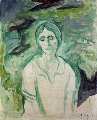 Gothic Girl by Edvard Munch