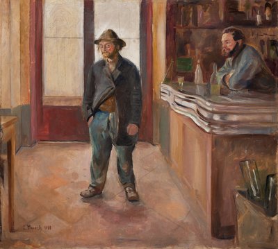 In the Tavern by Edvard Munch