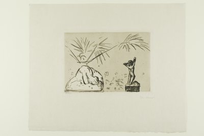 Interior with Sculptures by Edvard Munch