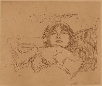 Young Woman by Edvard Munch
