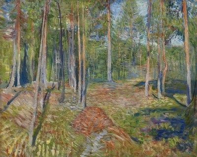 Pine Forest. 1891-92 by Edvard Munch
