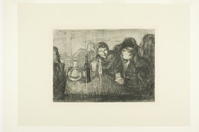 Kristiania Bohemians I by Edvard Munch