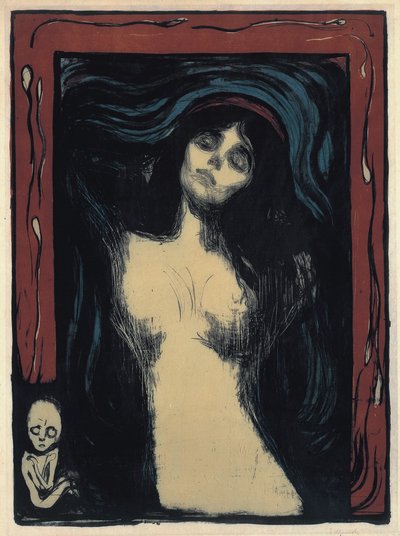 Madonna Loving Woman by Edvard Munch