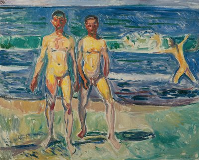 Men by the Sea by Edvard Munch