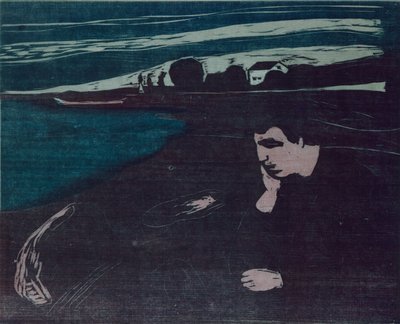 Melancholy by Edvard Munch