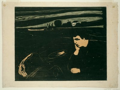 Melancholy III by Edvard Munch