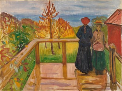 On the Veranda by Edvard Munch
