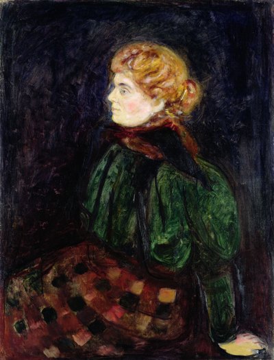 Portrait of Frau Maximilian Harden by Edvard Munch