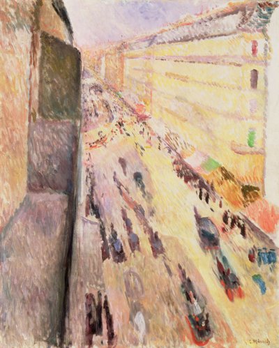 Rue de Rivoli by Edvard Munch
