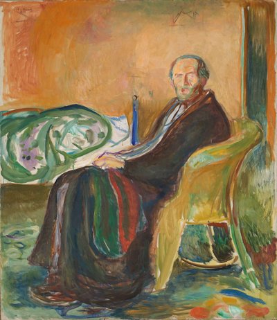 Self-Portrait with the Spanish Flu by Edvard Munch