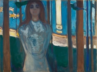Summer Night. The Voice. 1896 by Edvard Munch