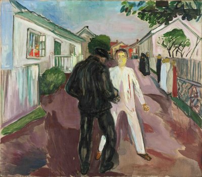 The Fight by Edvard Munch
