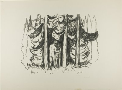 The Forest by Edvard Munch