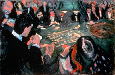 The Roulette Table at Monte Carlo by Edvard Munch
