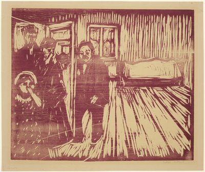 The Smell of Death by Edvard Munch