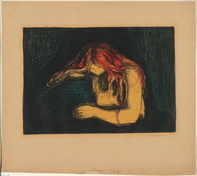 The Vampire II by Edvard Munch