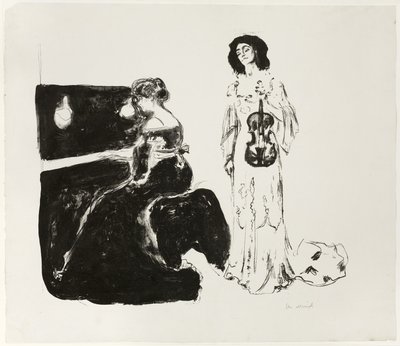 The Violin Concert by Edvard Munch