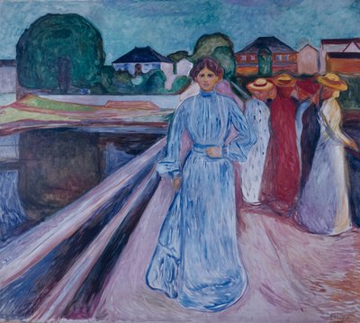 The Gangway by Edvard Munch