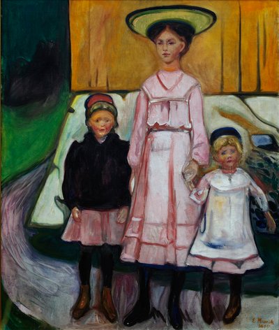 Three Children by Edvard Munch
