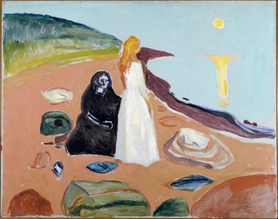 Two Women on the Beach by Edvard Munch