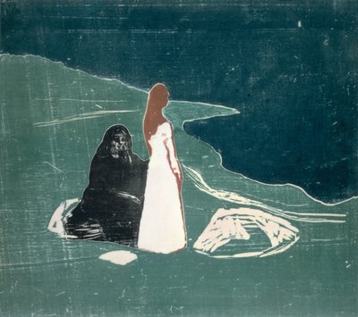 Two Women on the Shore by Edvard Munch