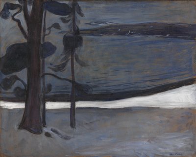 Winter in Nordstrand by Edvard Munch