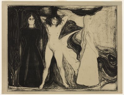 Woman (The Sphinx) by Edvard Munch