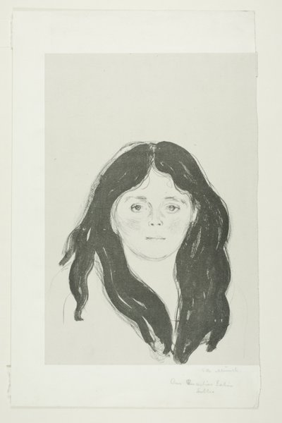 Young Woman from the Latin Quarter by Edvard Munch