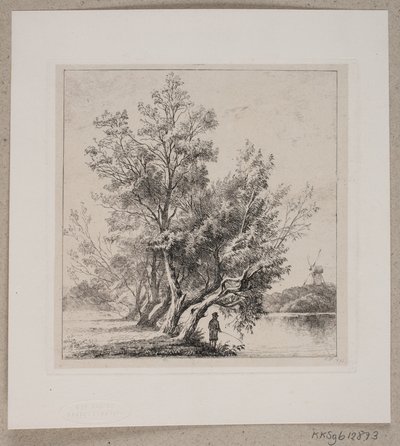 Willow Trees by the City Moat by Edvard Petersen