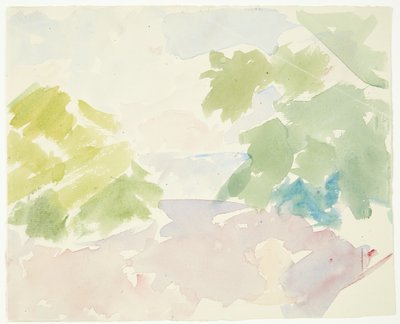Color Study for the Langelinie Picture by Edvard Weie