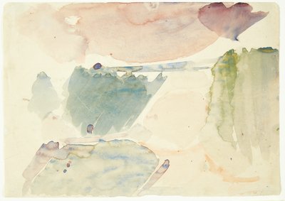 Color Study for the Langelinie Painting by Edvard Weie