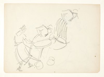Figure Study for the Langelinie Painting by Edvard Weie