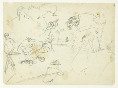 Composition Study for the Langelinie Painting by Edvard Weie